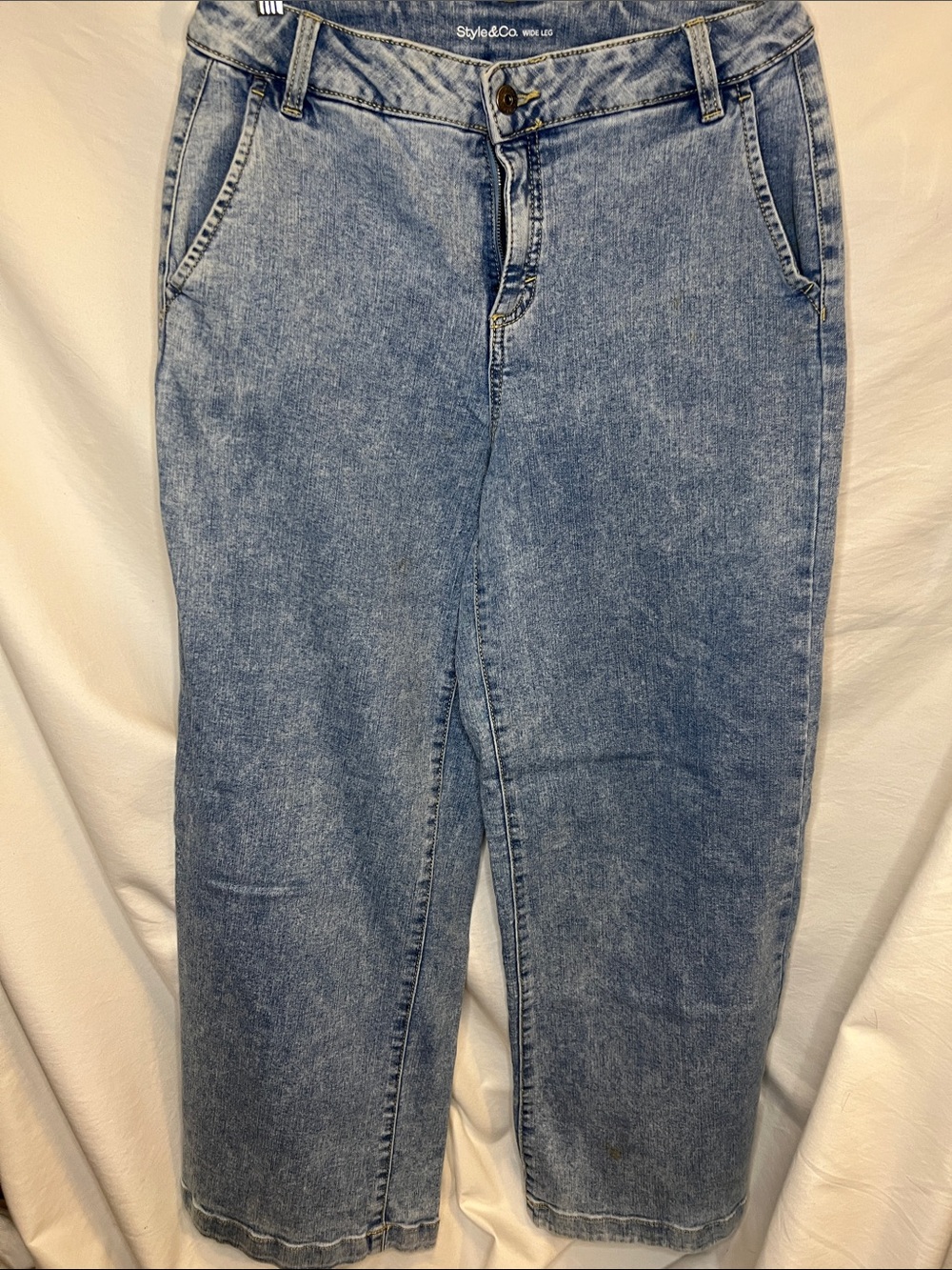 Style & Co. Women's Light Blue Straight-Leg Jeans